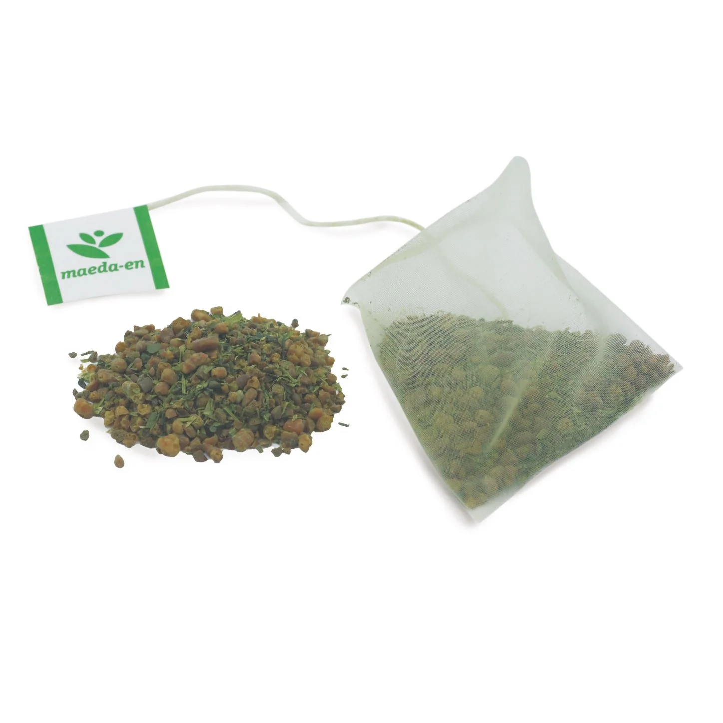 Premium Genmai-cha Roasted Rice Green Tea with Matcha Tea Bags (10Bags) - Image 5